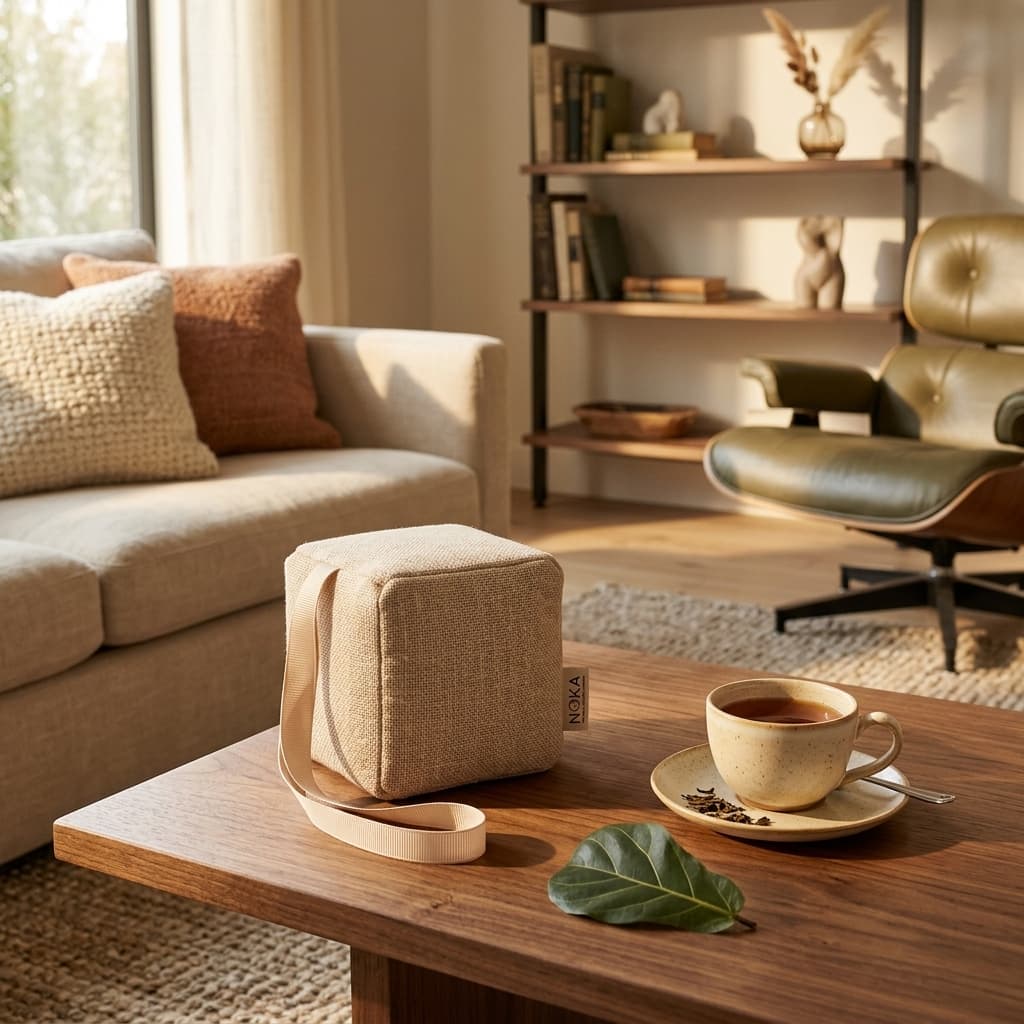 NOKA Cube Air Purifier in Living Room