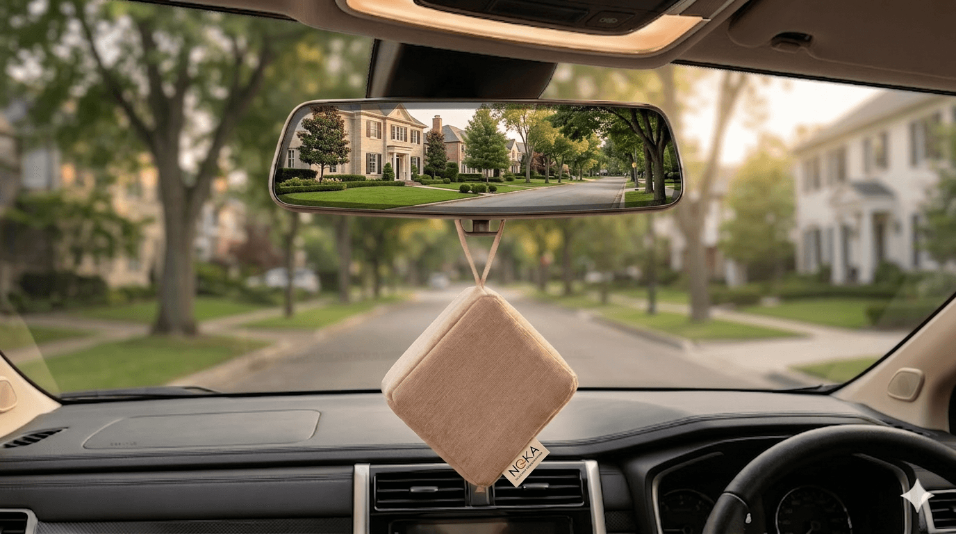 NOKA Heart Air Purifier in Car